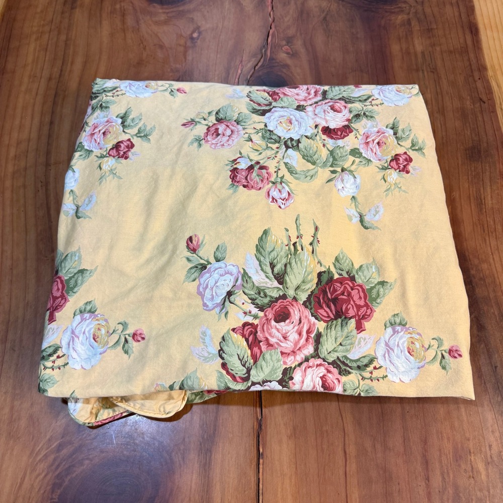 Vintage Ralph Lauren Kathleen Duvet King Floral Cotton King Z4-3
